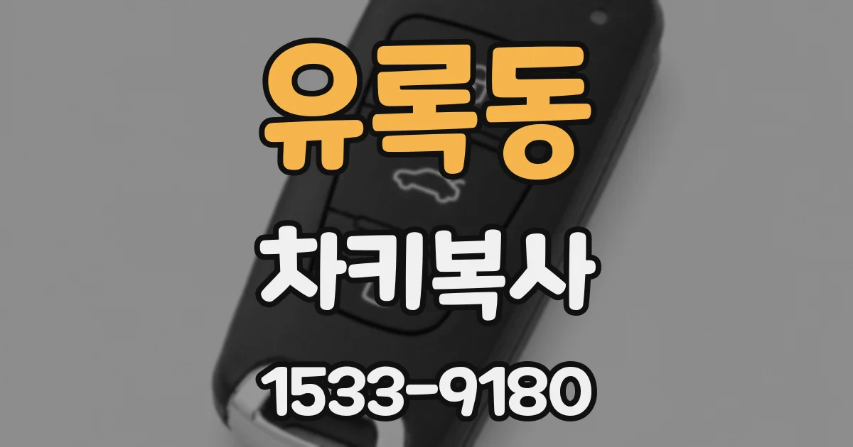 유록동 차키복사