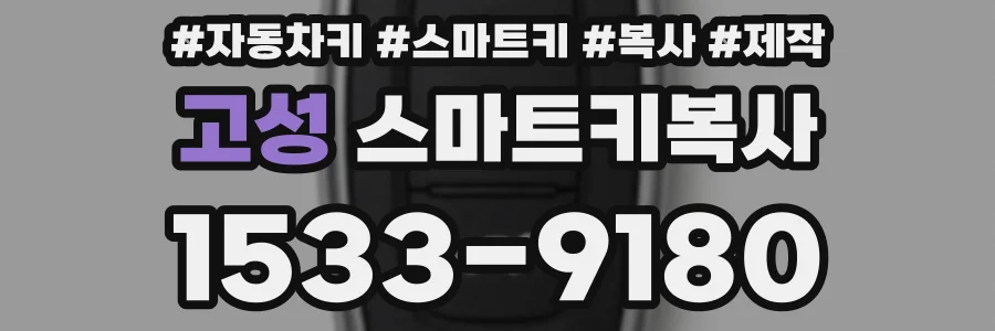 고성 스마트키복사