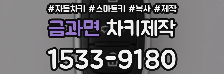금과면 차키제작