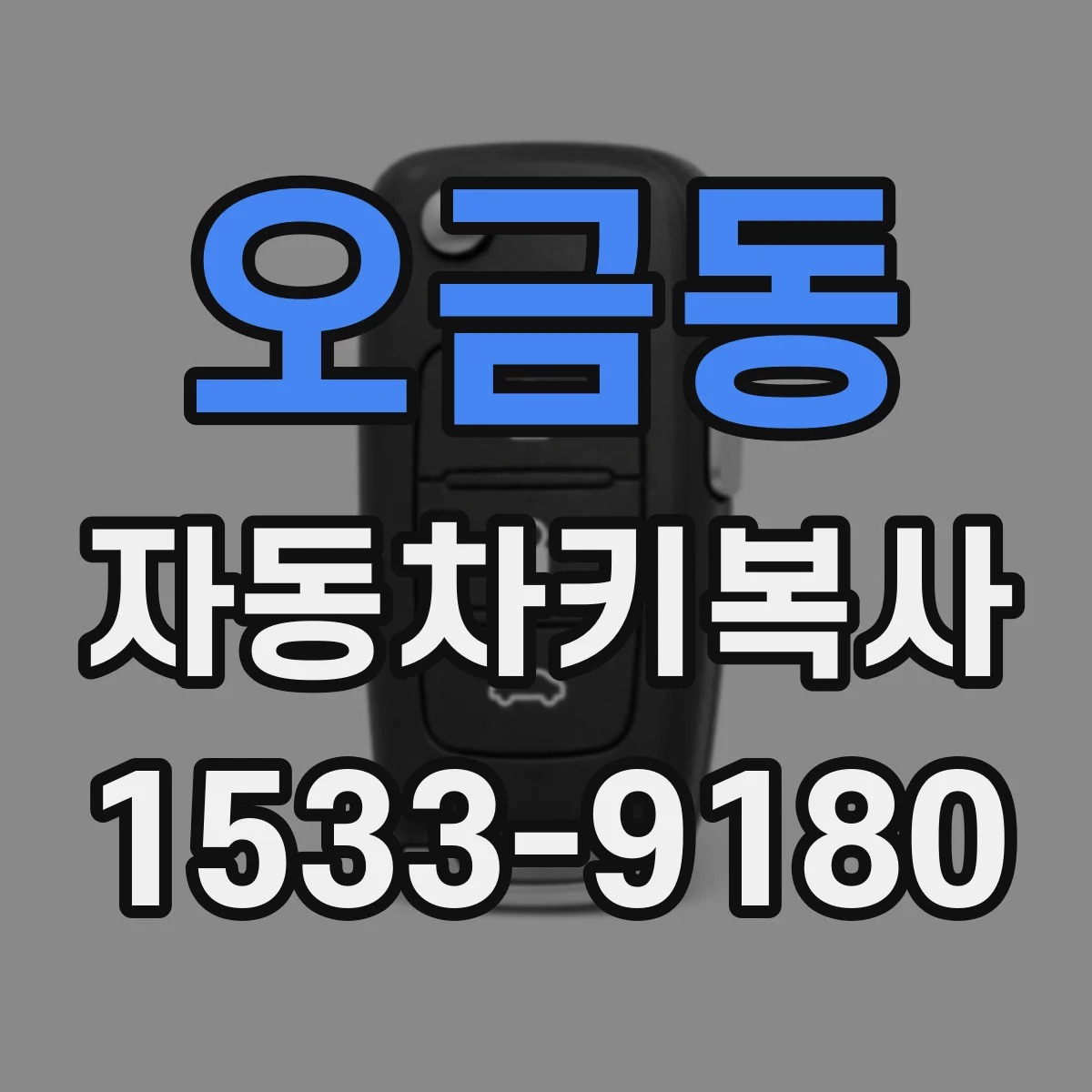 오금동 자동차키복사