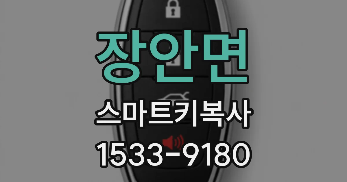 장안면 스마트키복사