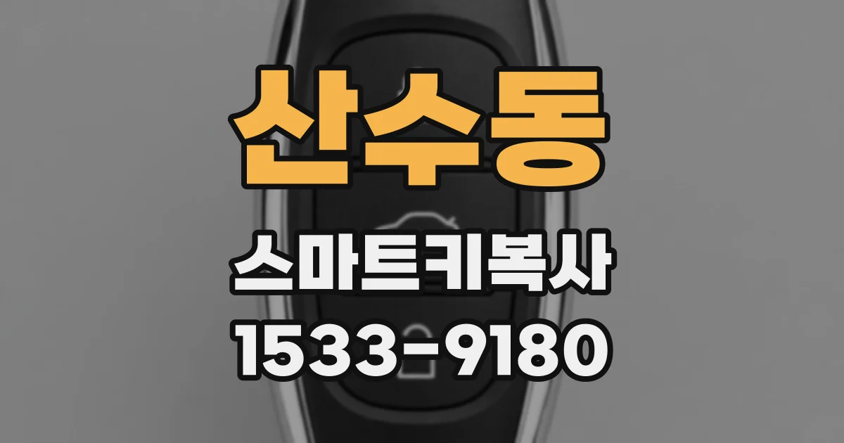 산수동 스마트키복사