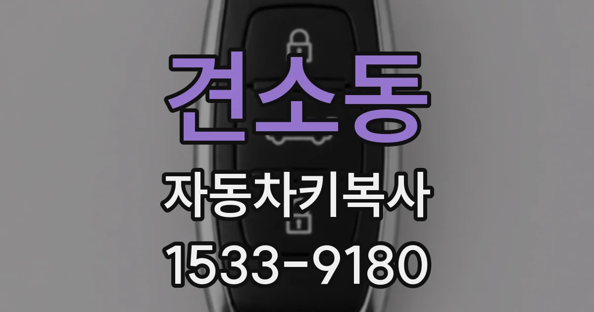 견소동 자동차키복사