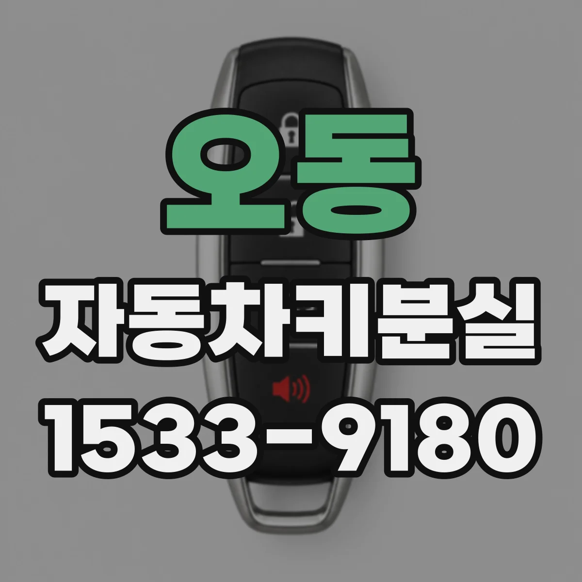 오동 자동차키분실