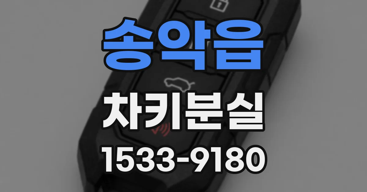 송악읍 차키분실