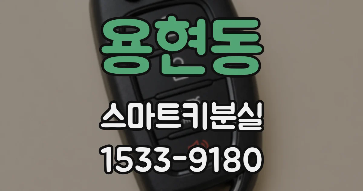 용현동 스마트키분실