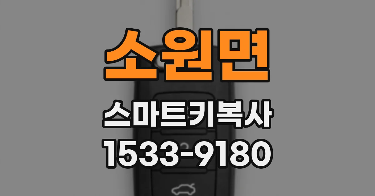 소원면 스마트키복사