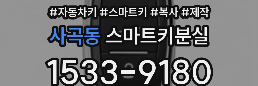 사곡동 스마트키분실