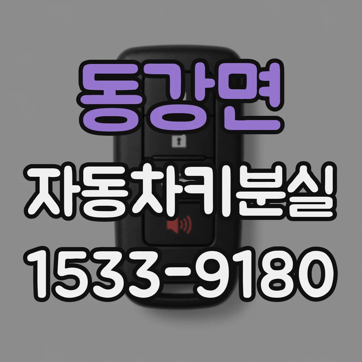동강면 자동차키분실