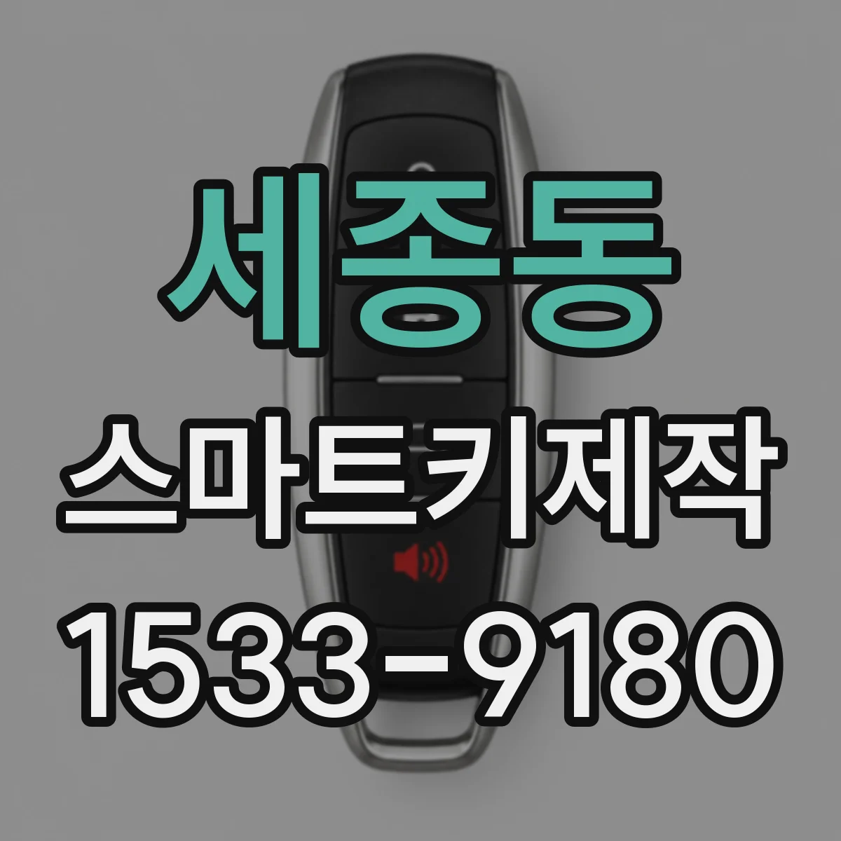 세종동 스마트키제작