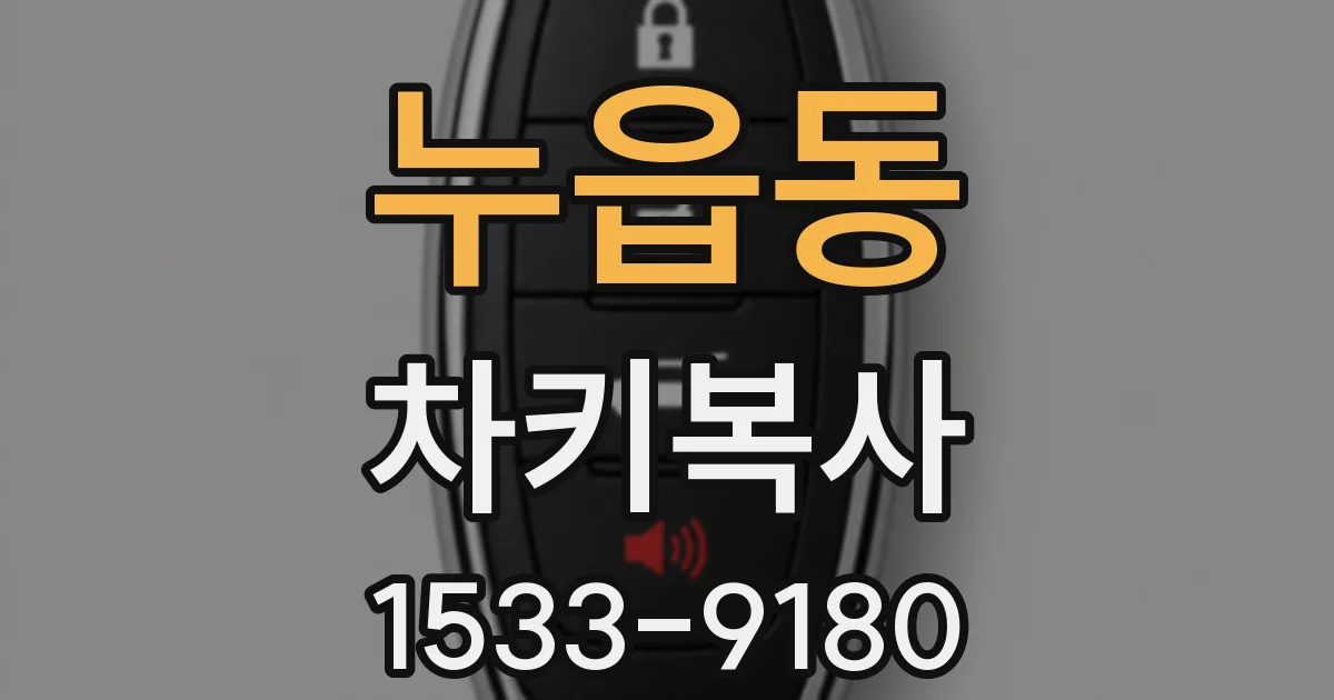 누읍동 차키복사