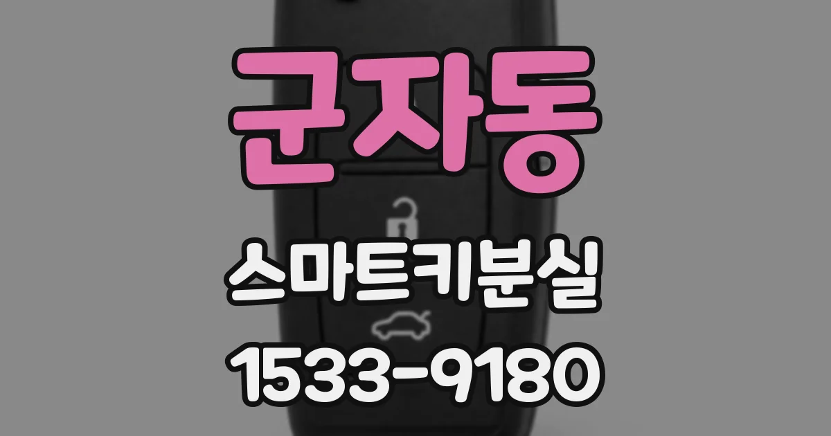 군자동 스마트키분실