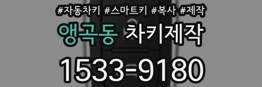 앵곡동 차키제작