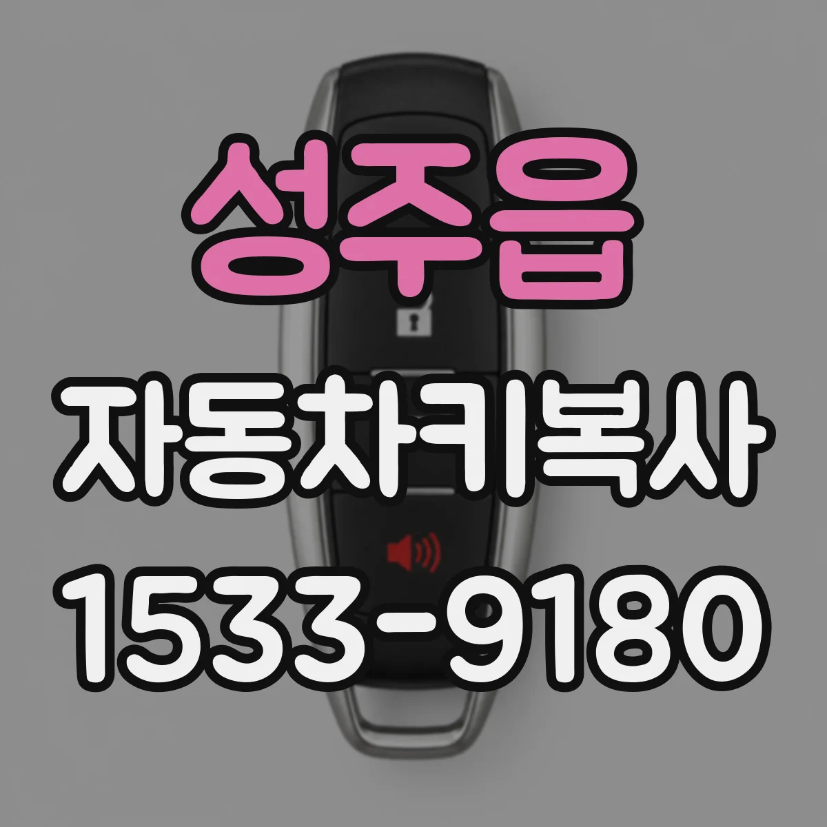 성주읍 자동차키복사