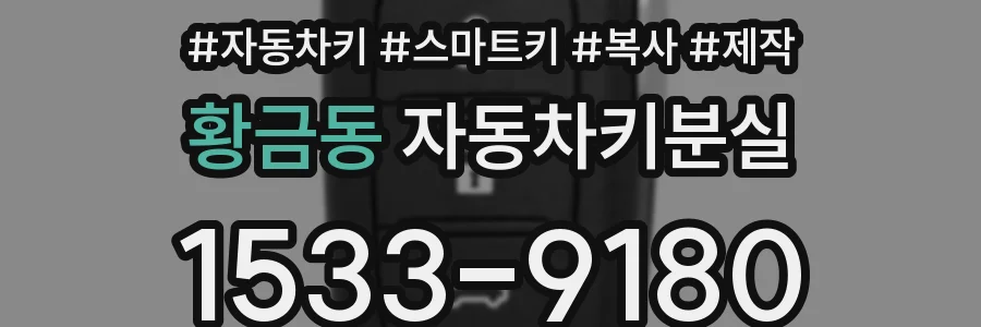 황금동 자동차키분실