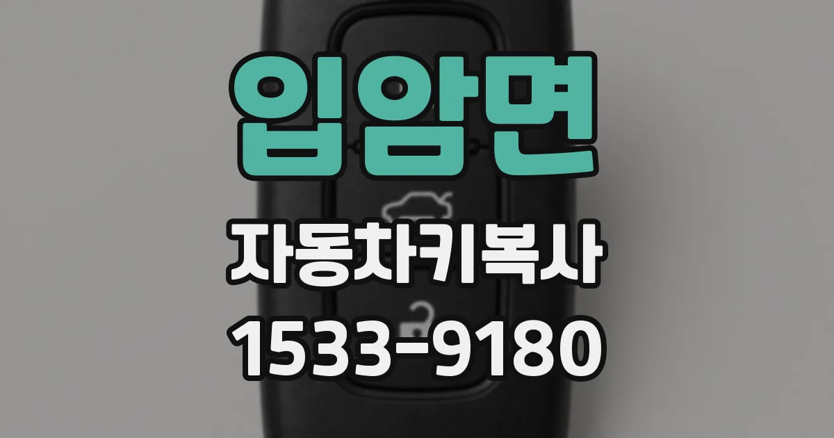 입암면 자동차키복사