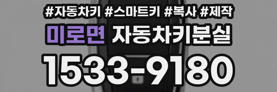 미로면 자동차키분실