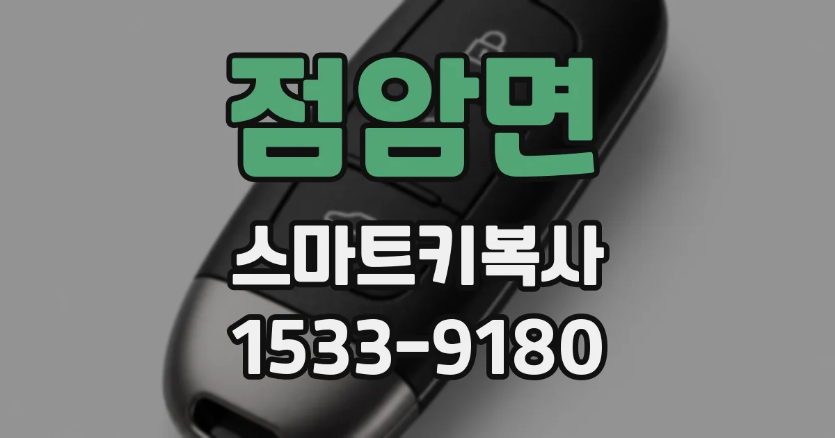점암면 스마트키복사