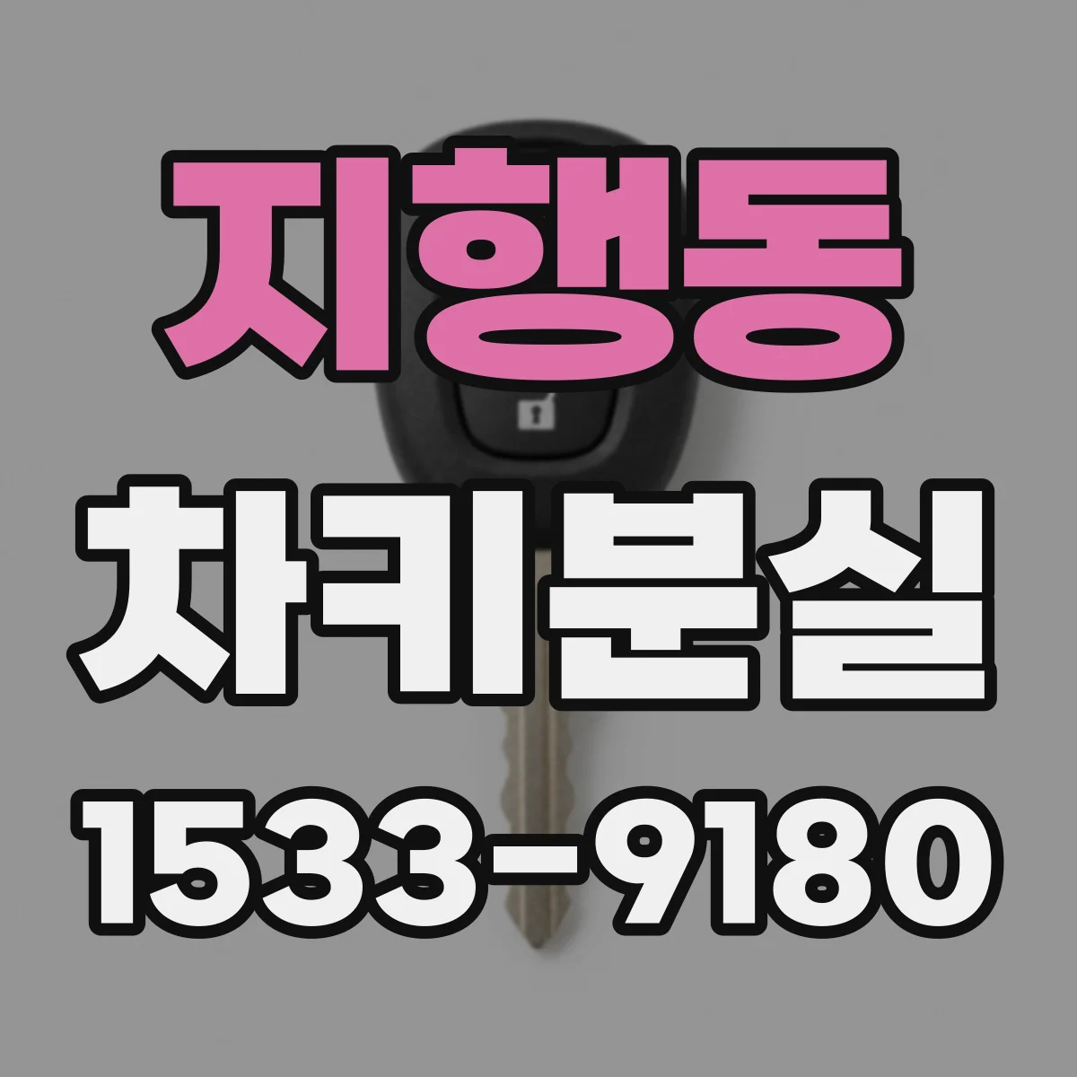 지행동 차키분실