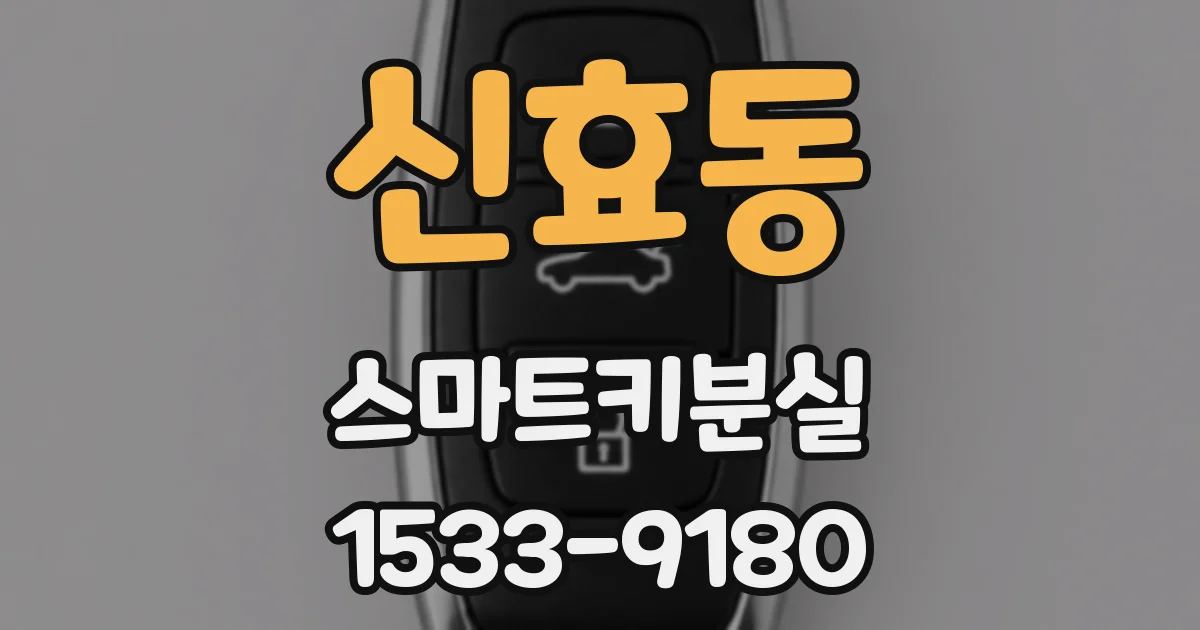 신효동 스마트키분실