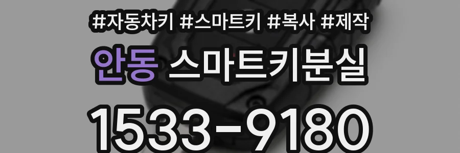 안동 스마트키분실