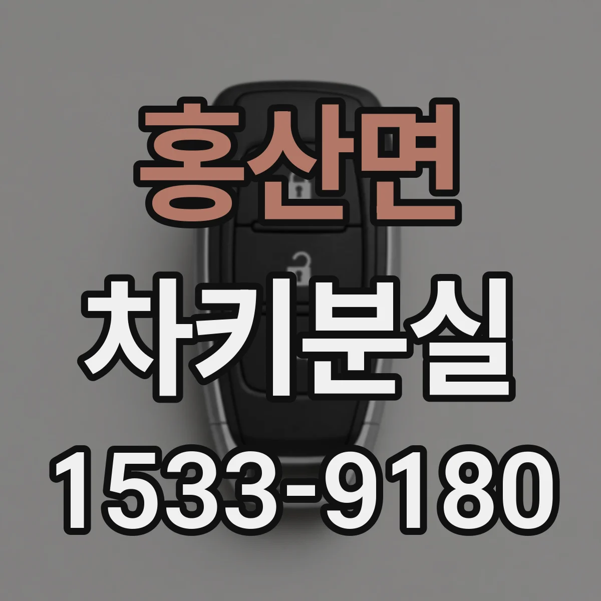 홍산면 차키분실
