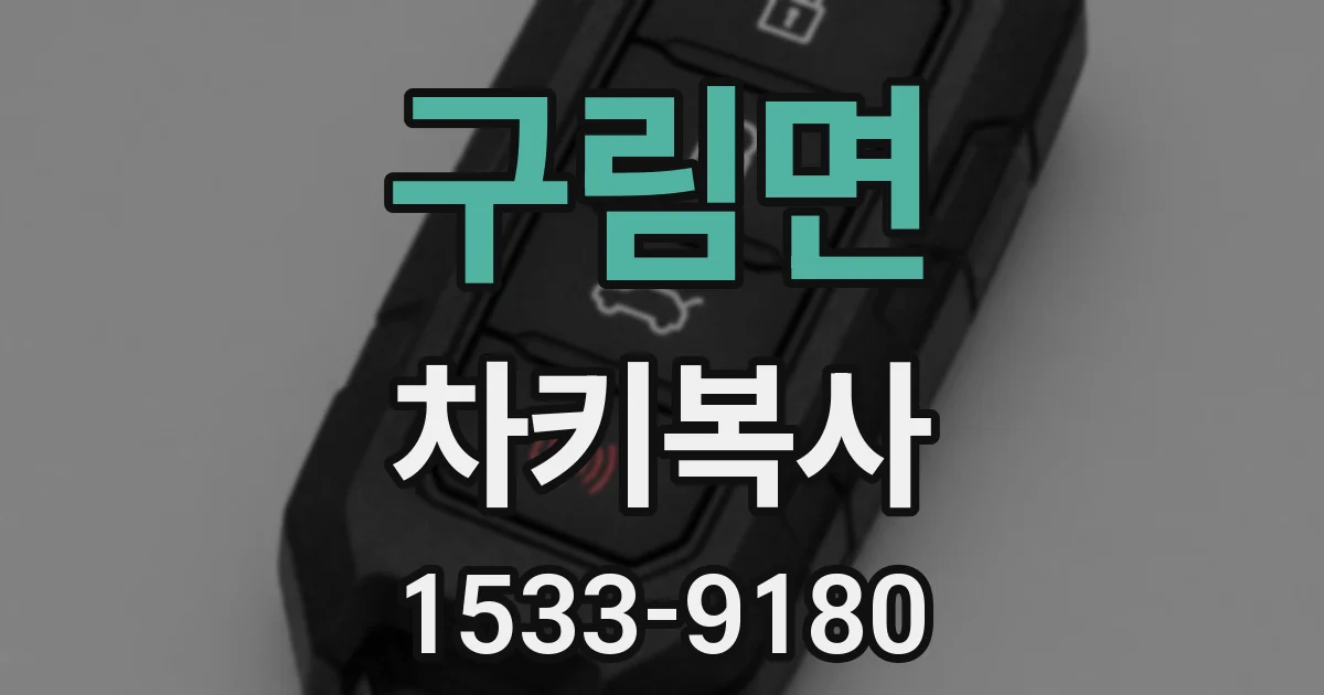 구림면 차키복사