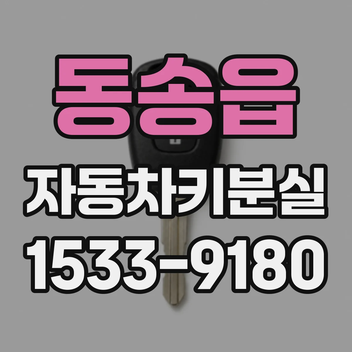 동송읍 자동차키분실