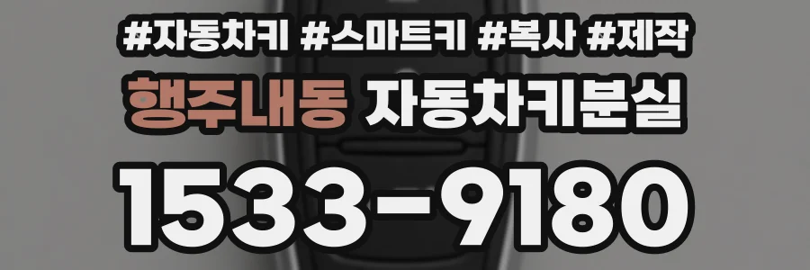 행주내동 자동차키분실