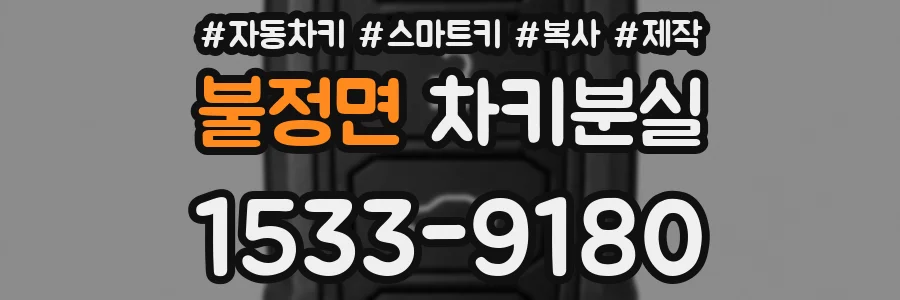 불정면 차키분실