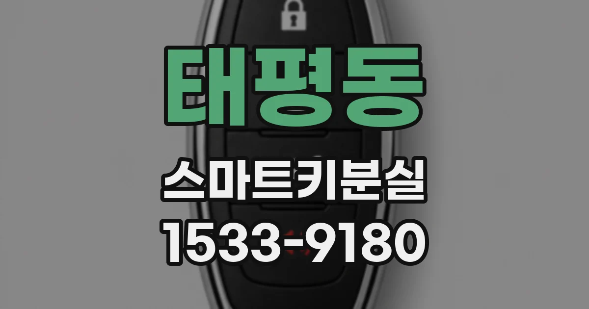 태평동 스마트키분실