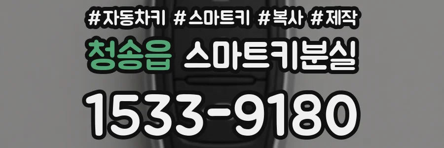 청송읍 스마트키분실