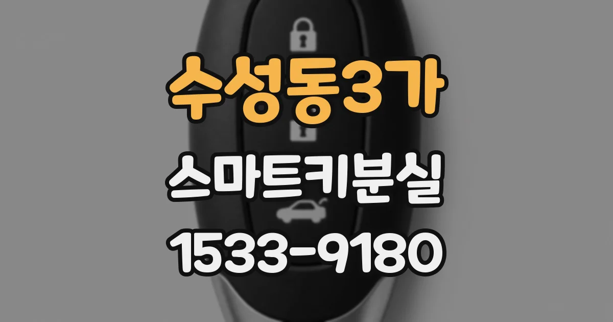 수성동3가 스마트키분실