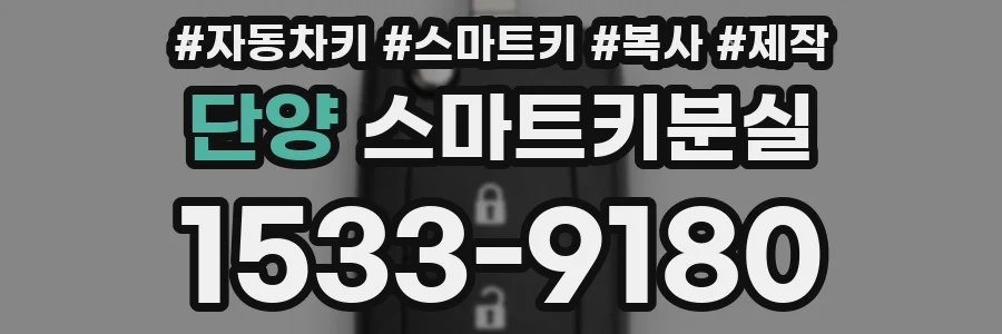 단양 스마트키분실