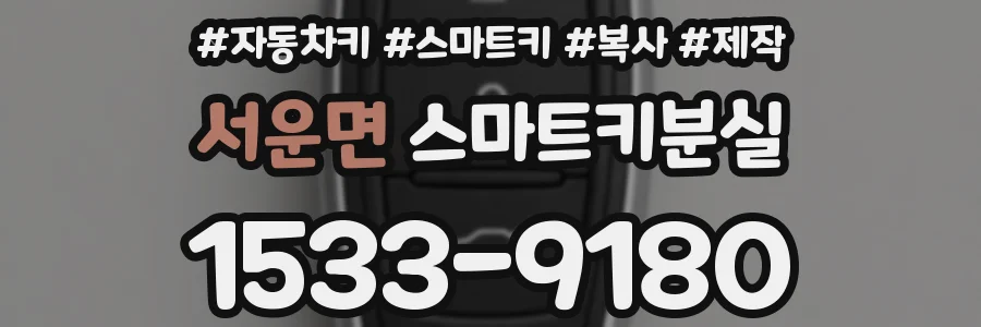 서운면 스마트키분실