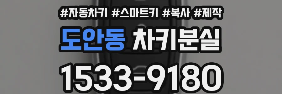 도안동 차키분실