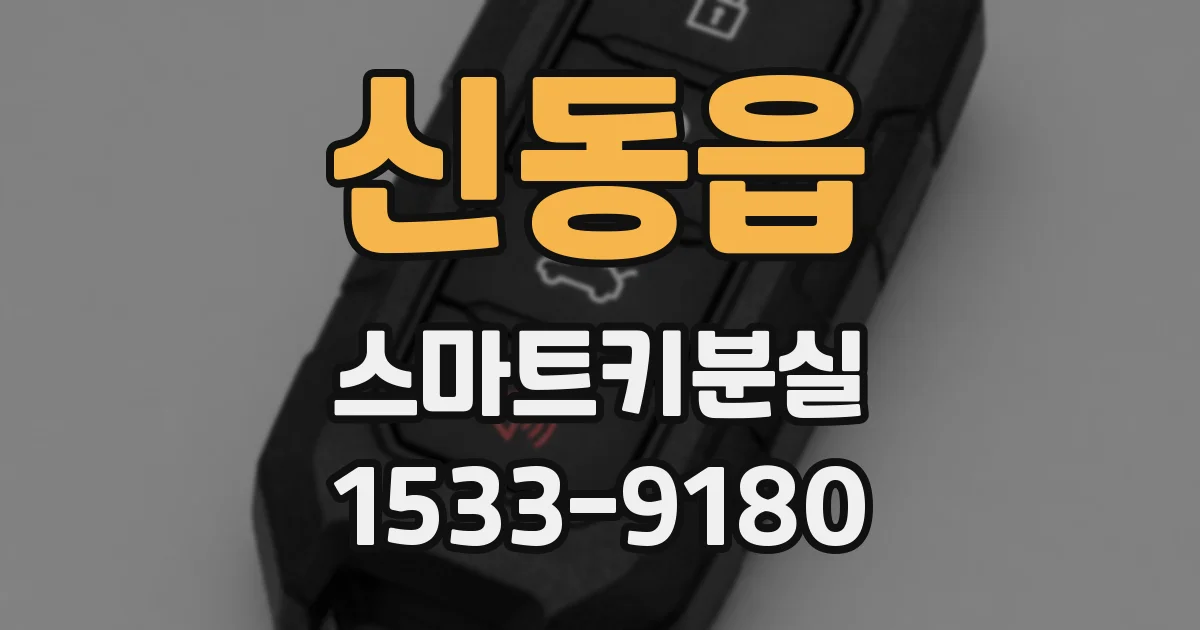 신동읍 스마트키분실