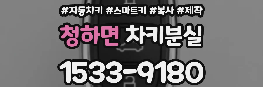 청하면 차키분실