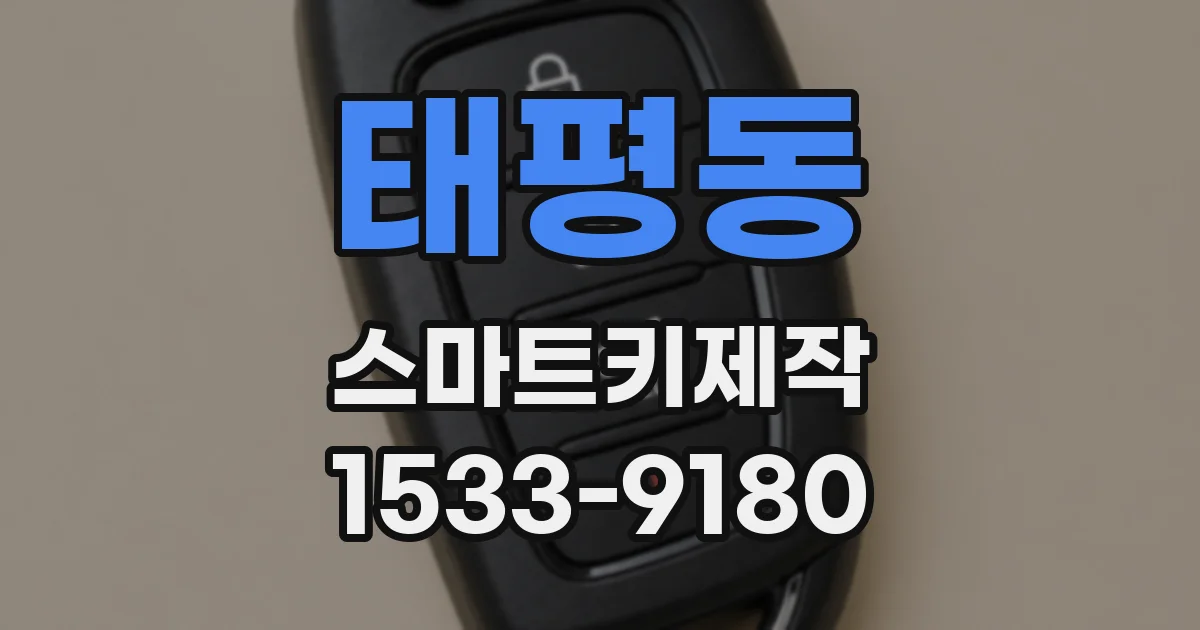 태평동 스마트키제작