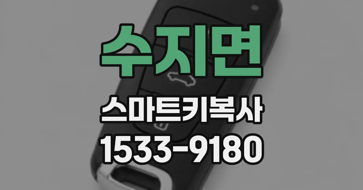 수지면 스마트키복사