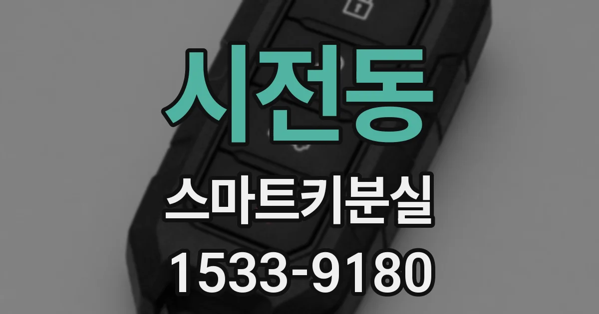 시전동 스마트키분실