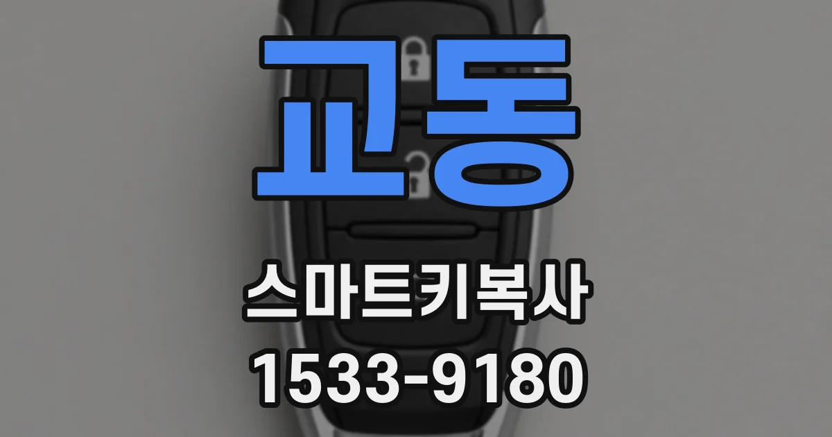 교동 스마트키복사