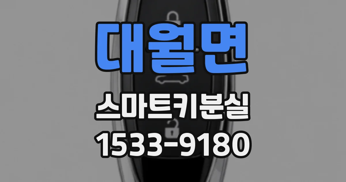 대월면 스마트키분실