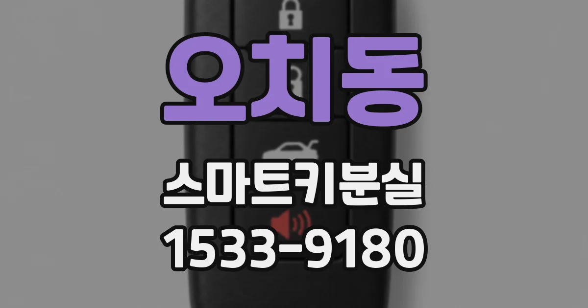 오치동 스마트키분실
