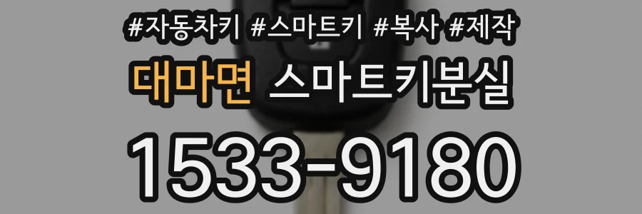 대마면 스마트키분실