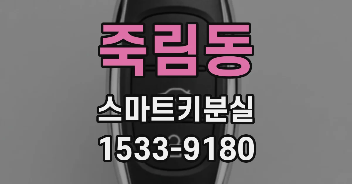 죽림동 스마트키분실