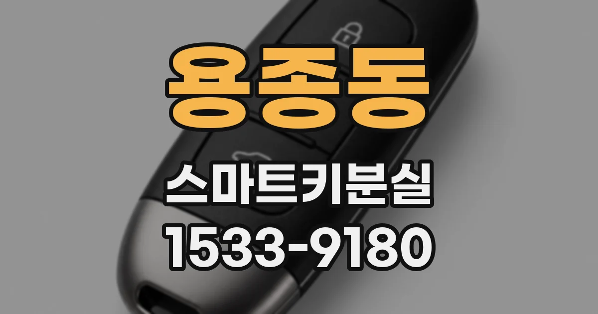 용종동 스마트키분실