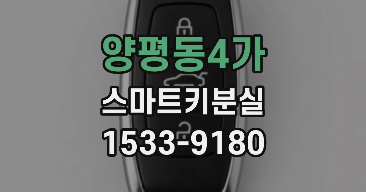 양평동4가 스마트키분실