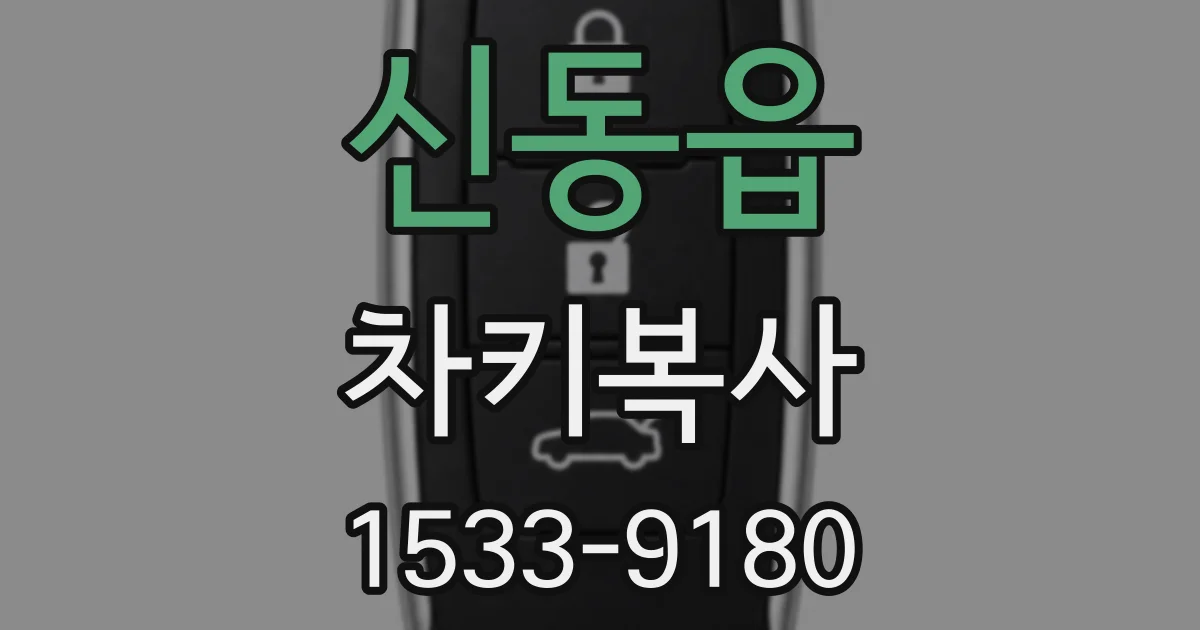 신동읍 차키복사