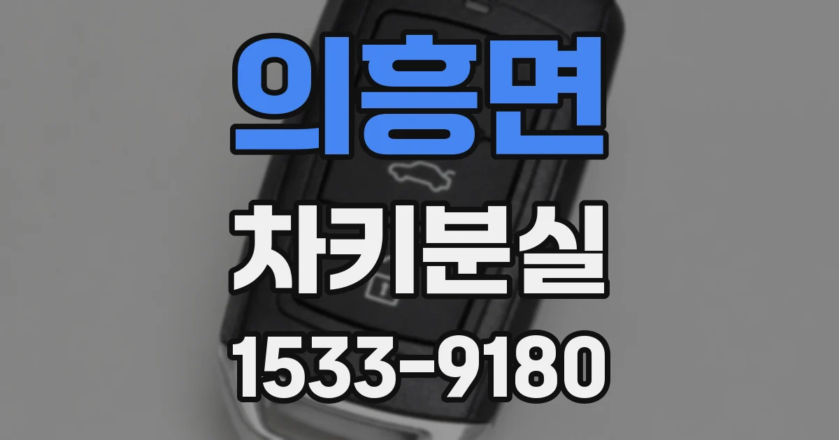 의흥면 차키분실